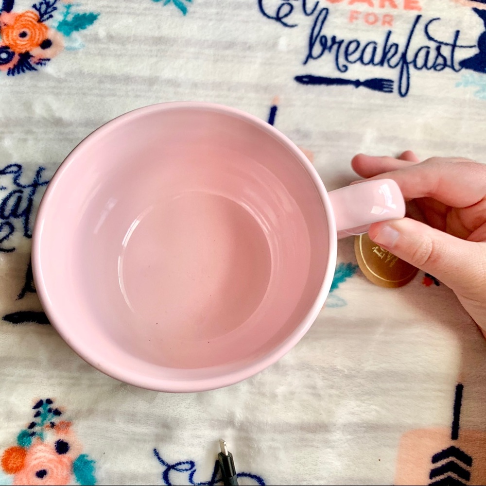 1 LEFT! 🍜 Amazing Grace Pastel Pink Soup Mug 🍜 - Picture 2 of 3